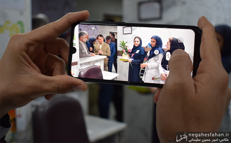 بازدید مسئولین شهرستان از بیمارستان گلدیس شاهین شهر